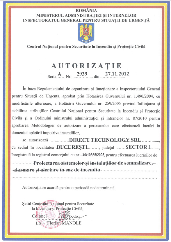 certificat